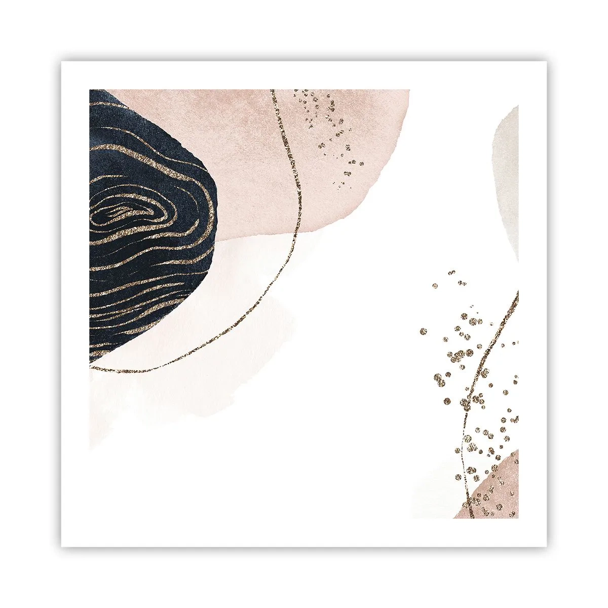 Affisch - Allt flyter - 60x60 cm