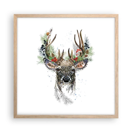 Affisch i ram av ljusek - I högtidskläder - 50x50 cm