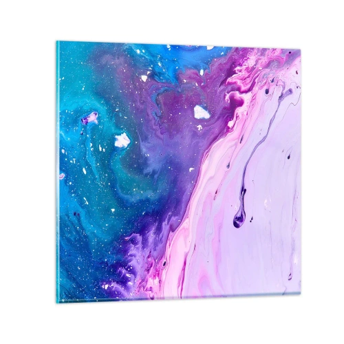 Glastavla - Bild på glas - Yin och yang - 70x70 cm