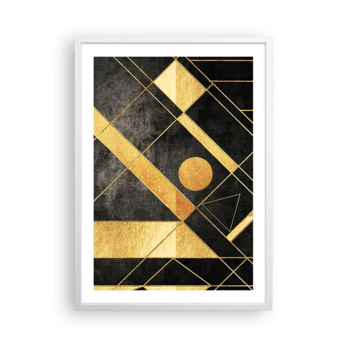 Affisch i vit ram - Öknens sol - 50x70 cm