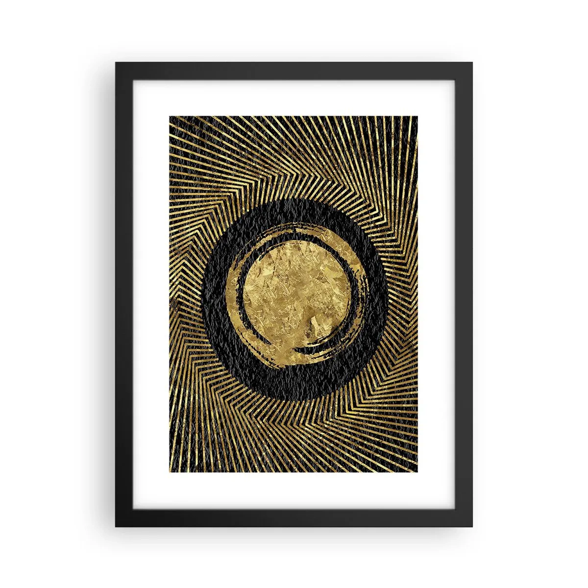 Affisch i svart ram - Glamourös komposition - 30x40 cm
