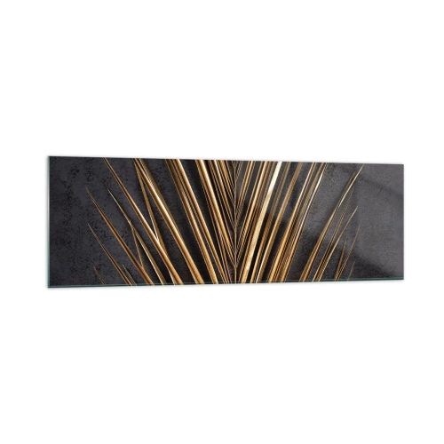 Glastavla - Bild på glas - Tropikens guld - 160x50 cm