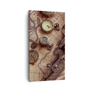 Canvastavla - Bild på duk - Äventyret kallar - 45x80 cm