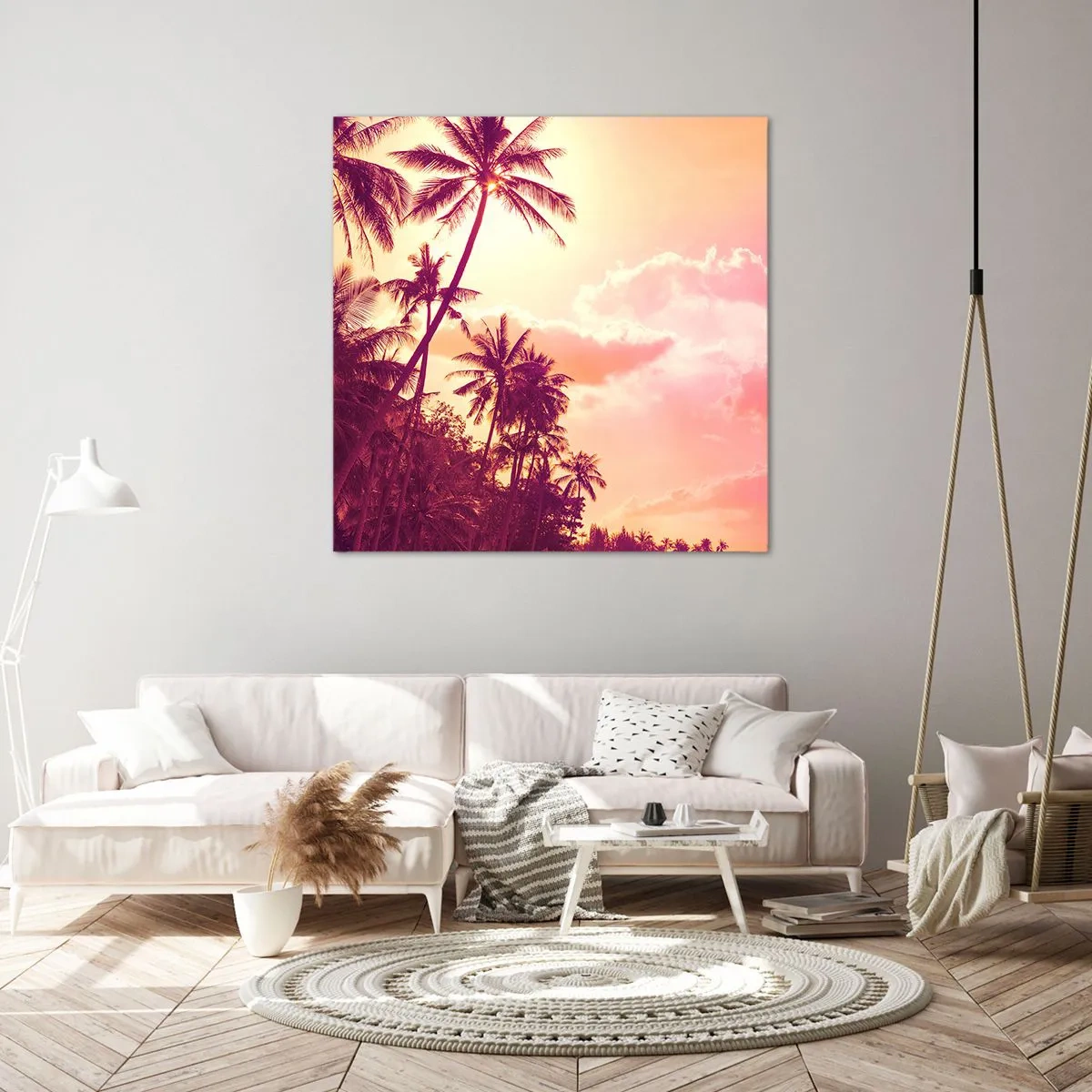 Canvastavla - Bild på duk - Du måste välja - 70x70 cm