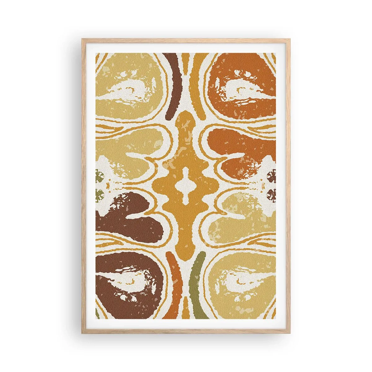 Affisch i ram av ljusek - Sentimental abstraktion - 70x100 cm