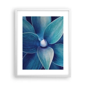 Affisch i vit ram - Blått från himlen - 40x50 cm