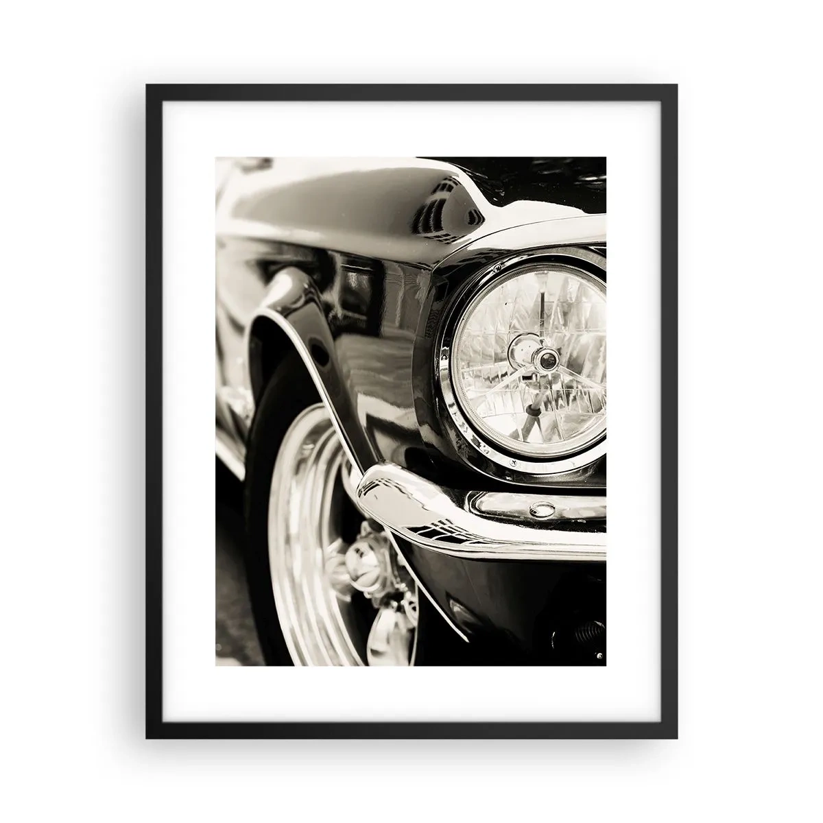 Affisch i svart ram - Oändlig glans - 40x50 cm