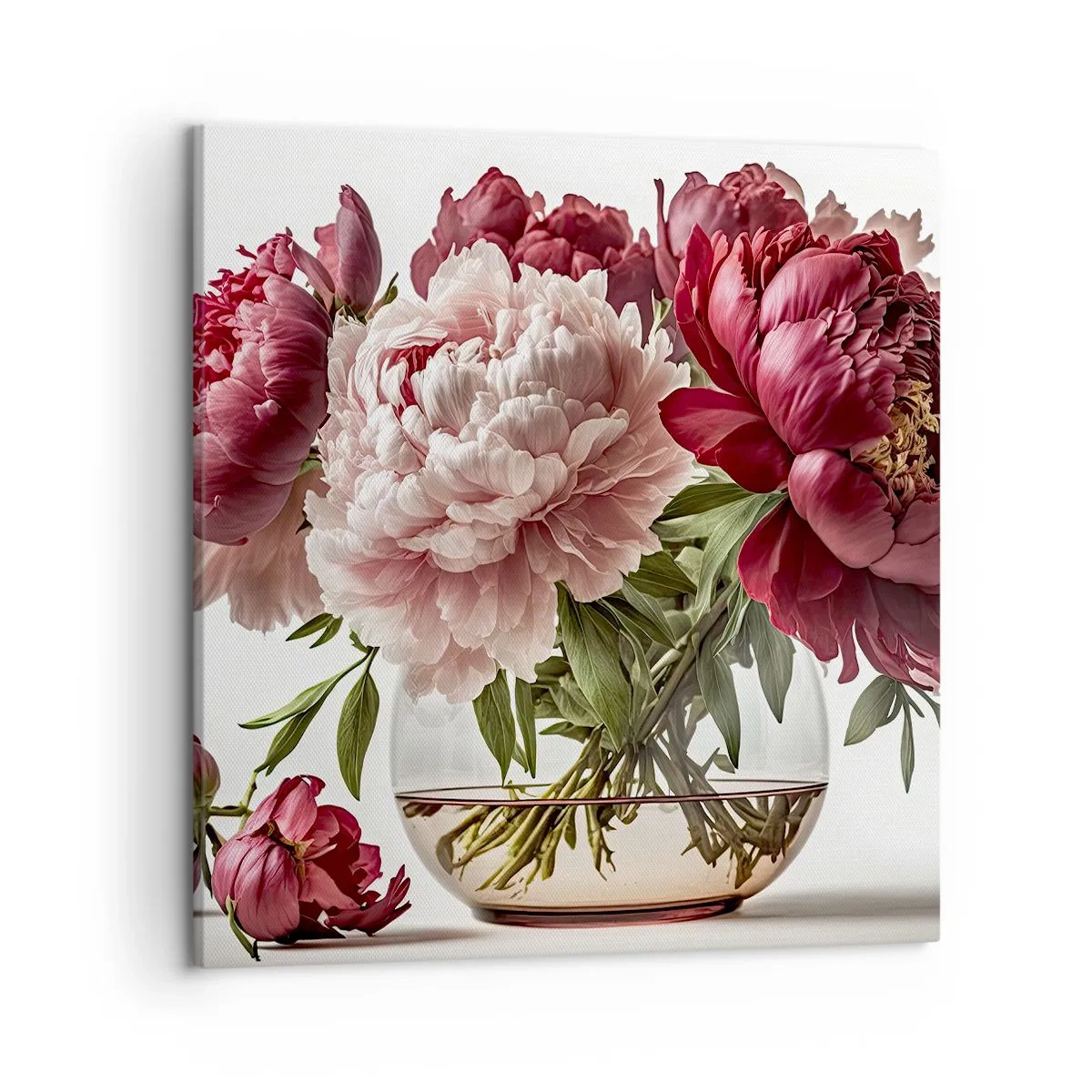 Canvastavla - Bild på duk - I full blom av skönhet - 50x50 cm