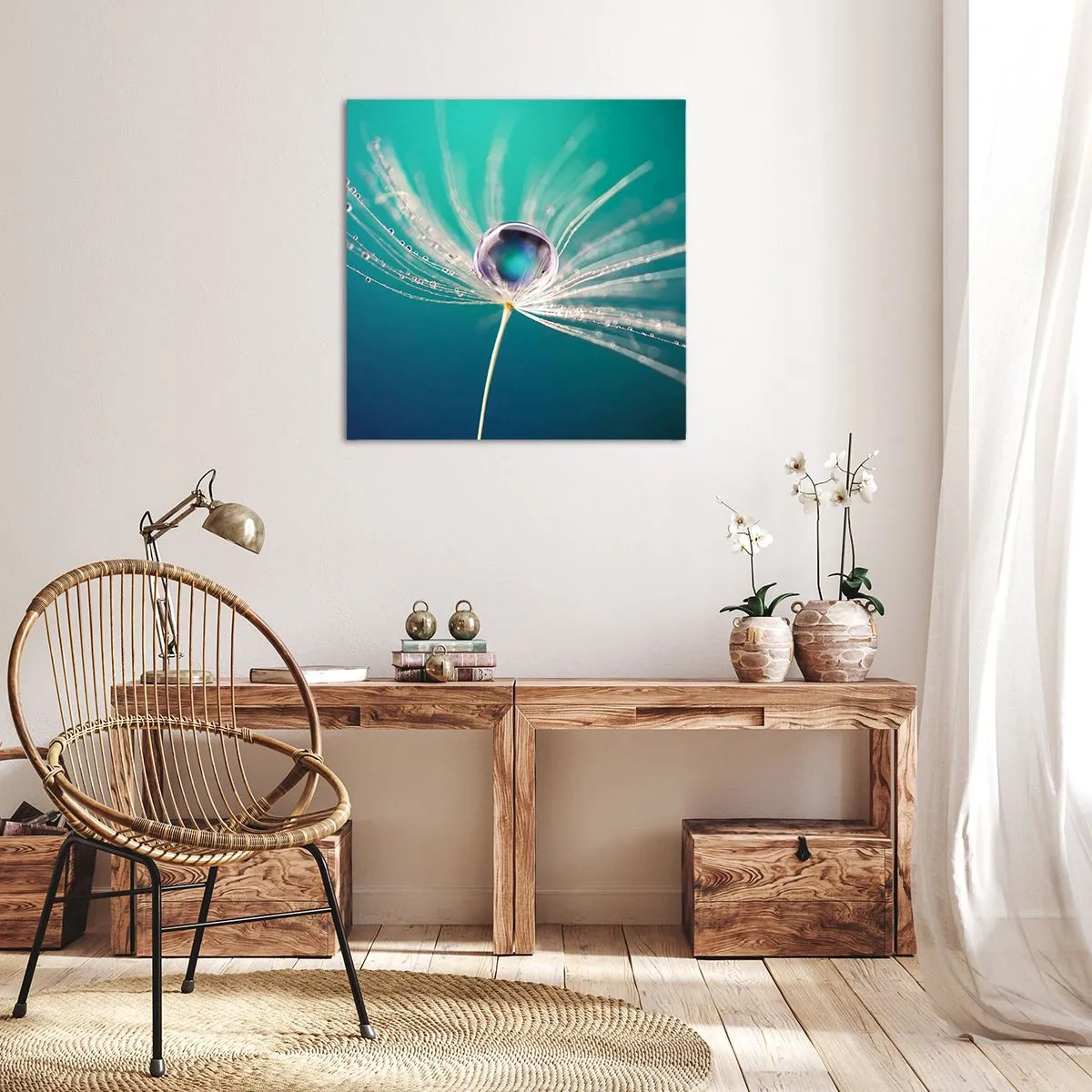Canvastavla - Bild på duk - Mystisk stund - 30x30 cm