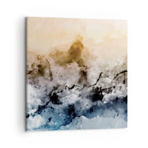 Canvastavla - Bild på duk - Dränkta i dimman - 50x50 cm