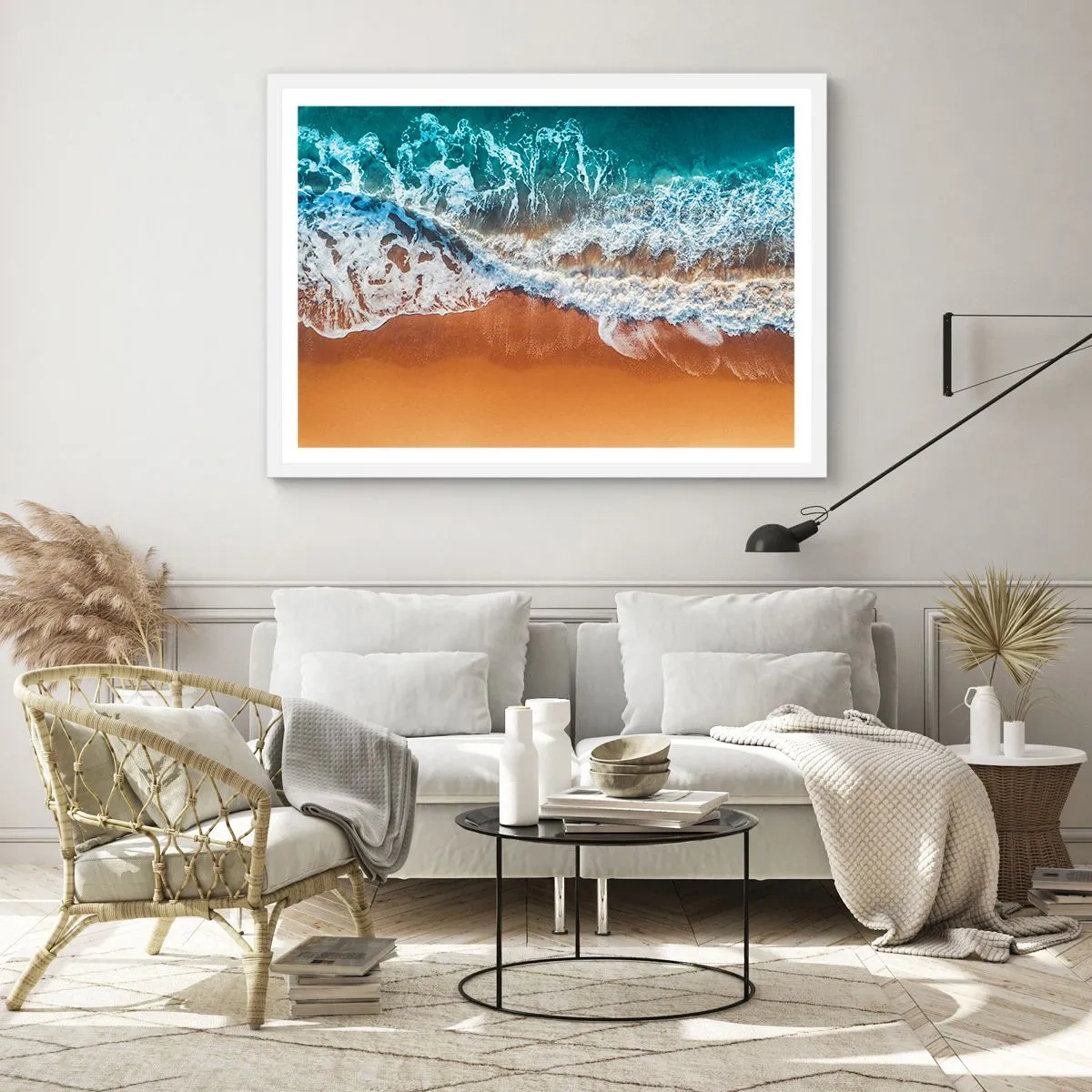 Affisch i vit ram - Alltid i par - 40x30 cm