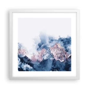 Affisch i vit ram - Det är toppen! - 40x40 cm