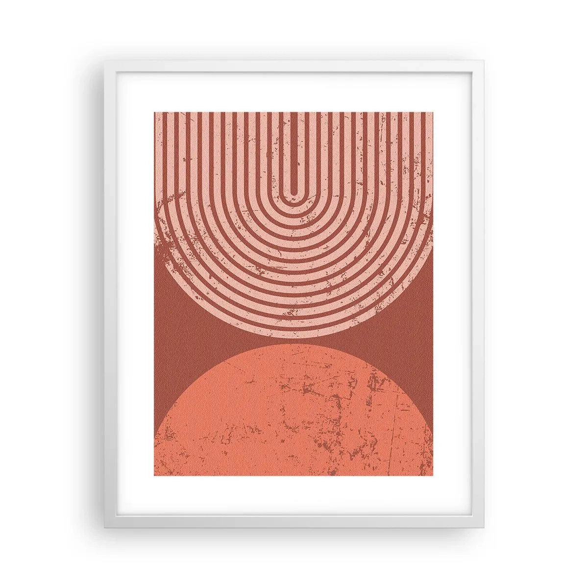 Affisch i vit ram - Nära relation - 40x50 cm