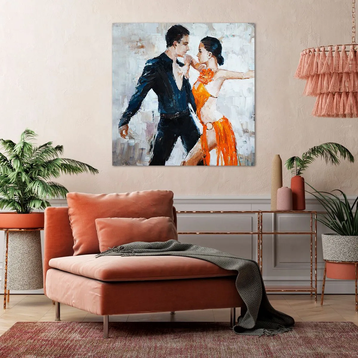 Canvastavla - Bild på duk - Dirty dancing - 30x30 cm