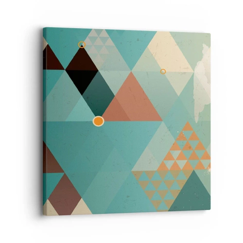 Canvastavla - Bild på duk - Mångfaldens enighet, enighetens mångfald - 30x30 cm