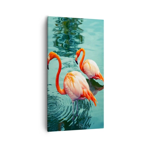 Canvastavla - Bild på duk - Nu är vi på modet - 55x100 cm