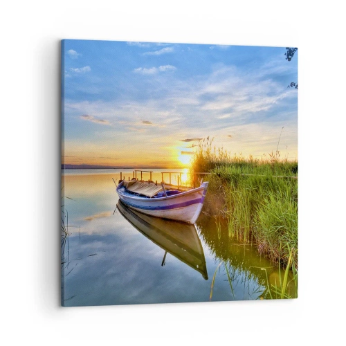 Canvastavla - Bild på duk - Uppfyllda drömmars vik - 50x50 cm