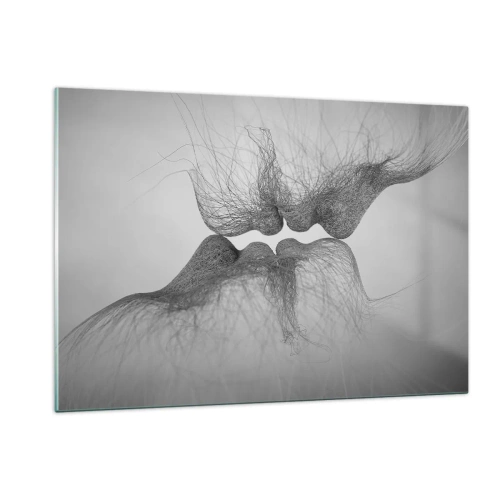 Glastavla - Bild på glas - Vindens kyss - 120x80 cm
