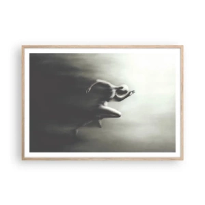 Affisch i ram av ljusek - Omöjlig att stoppa - 100x70 cm