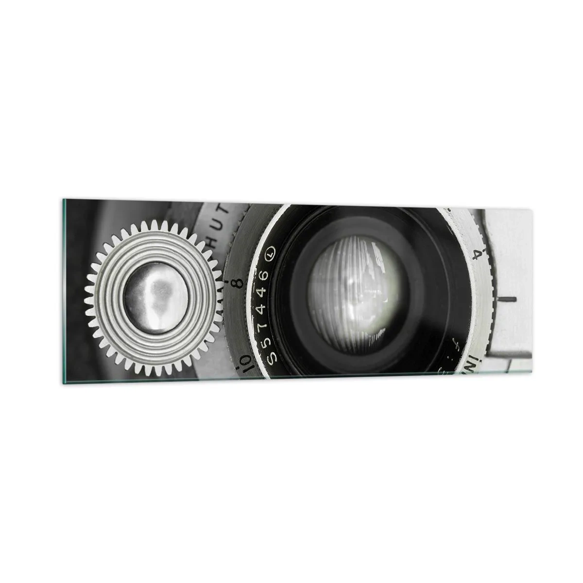 Glastavla - Bild på glas - En berättelse om Hollywood - 90x30 cm