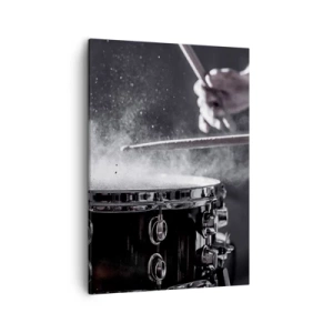 Canvastavla - Bild på duk - Musikens puls - 50x70 cm