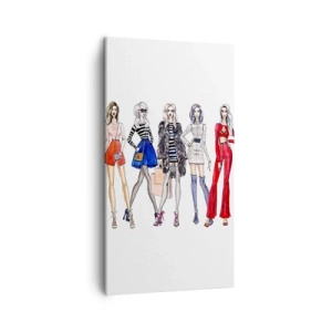 Canvastavla - Bild på duk - Every week Fashion Week - 45x80 cm