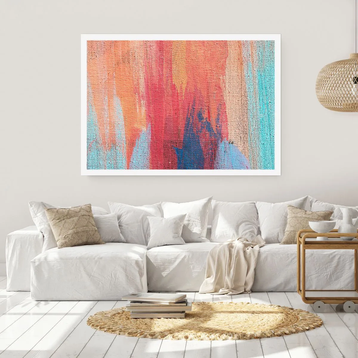 Affisch - Rinnande regnbåge - 91x61 cm