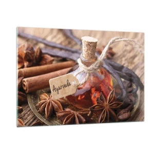 Glastavla - Bild på glas - Mot kroppens och själens enighet - 120x80 cm