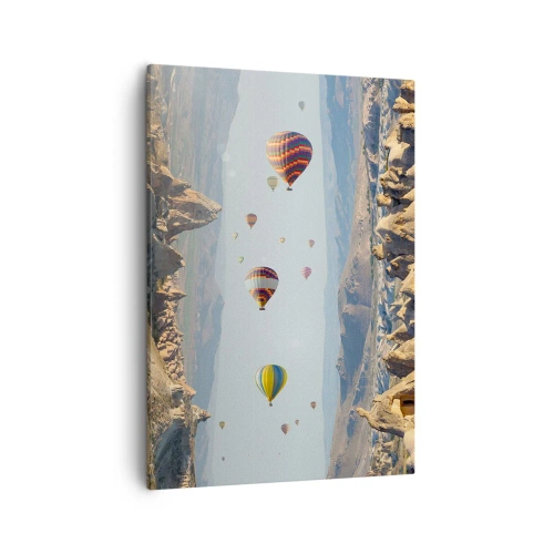 Canvastavla - Bild på duk - Här är allt möjligt - 50x70 cm
