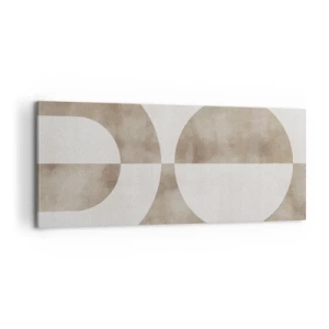 Canvastavla - Bild på duk - Likheter och skillnader - 100x40 cm