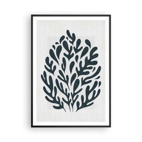 Affisch i svart ram - Naturens former - 70x100 cm