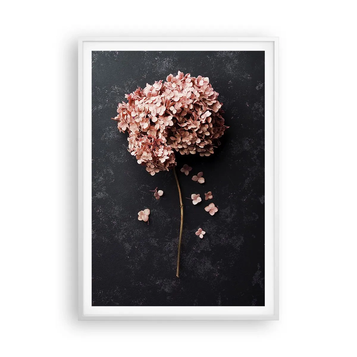 Affisch i vit ram - Ett verkligt romantiskt tecken - 70x100 cm