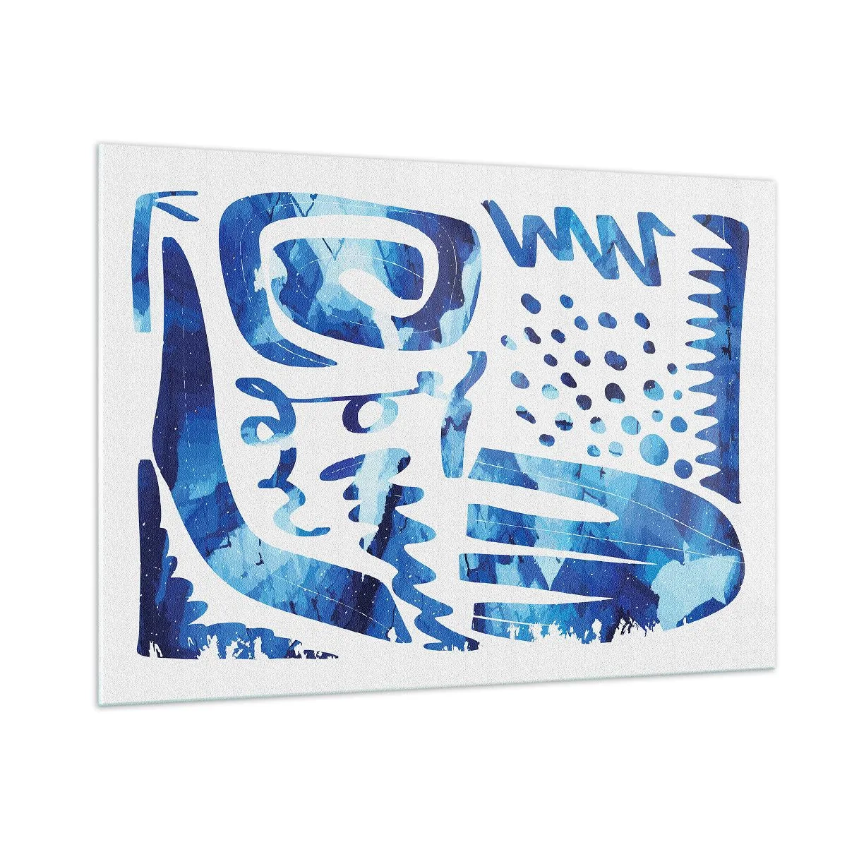 Glastavla - Bild på glas - Tillbaka till rötterna - 100x70 cm