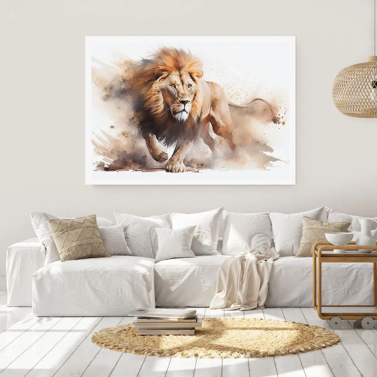 Affisch - Kungen har gett sig av - 50x40 cm