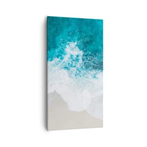Canvastavla - Bild på duk - Naturlig smekning - 55x100 cm