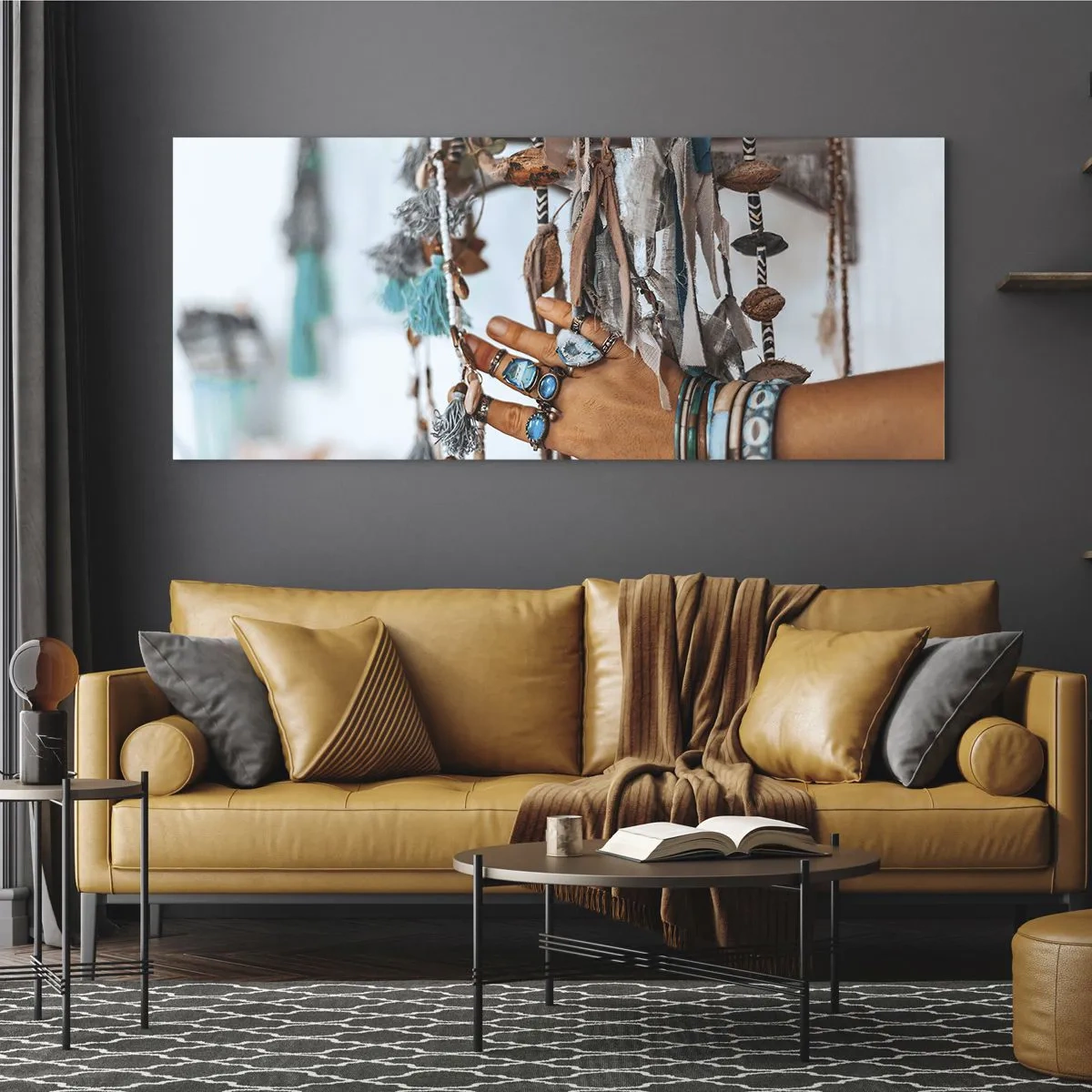 Glastavla - Bild på glas - Lokala skatter - 100x40 cm