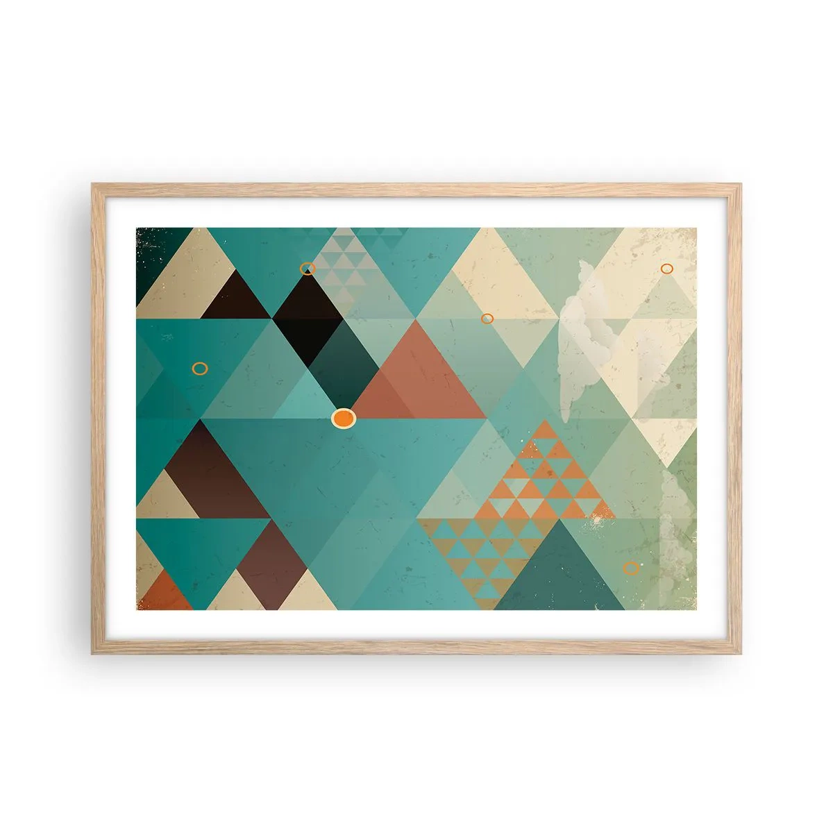 Affisch i ram av ljusek - Mångfaldens enighet, enighetens mångfald - 70x50 cm