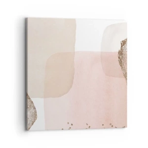 Canvastavla - Bild på duk - Titta genom färgen - 70x70 cm