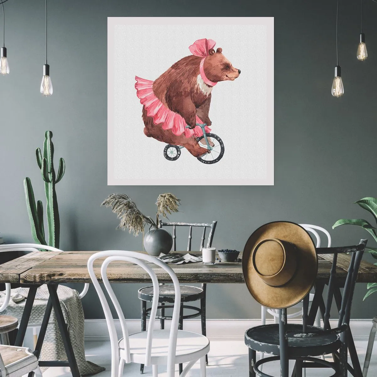 Affisch - Vilken cirkus! - 30x30 cm