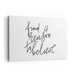 Canvastavla - Bild på duk - Det är möjligt - 100x70 cm