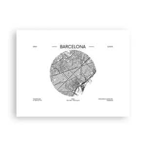 Affisch - Barcelonas anatomi - 40x30 cm