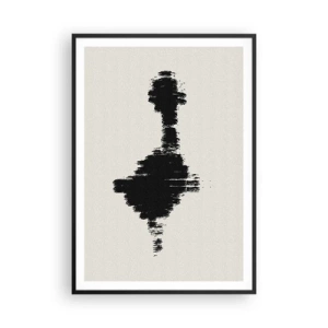 Affisch i svart ram - Fantasins vibrationer - 70x100 cm