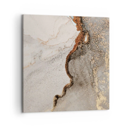 Canvastavla - Bild på duk - På färgernas gräns - 50x50 cm