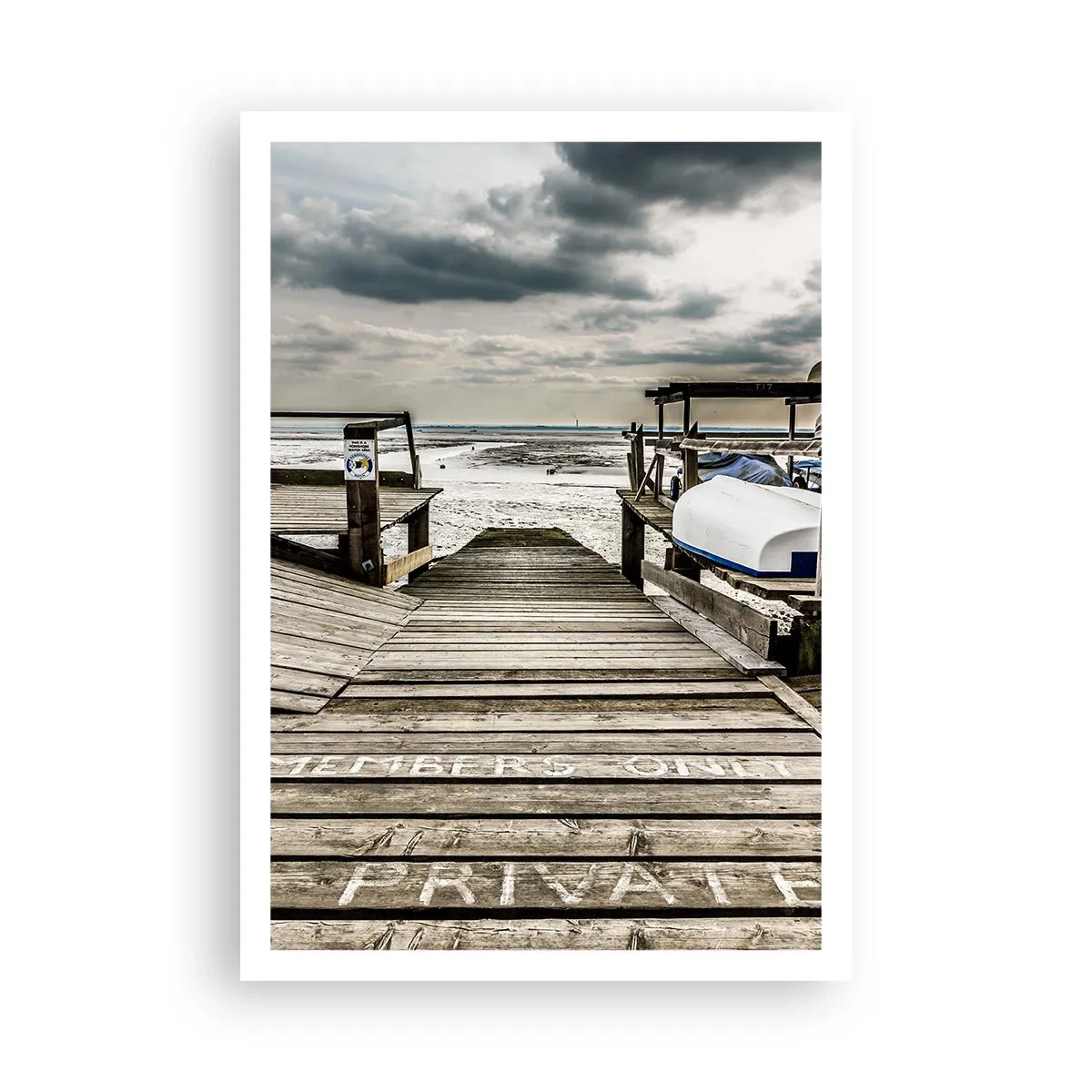 Affisch - Stranden i norr - 70x100 cm