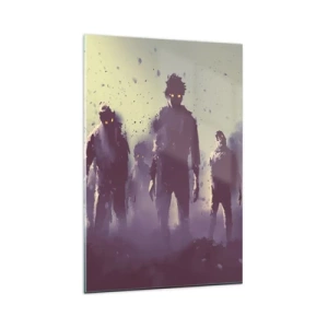 Glastavla - Bild på glas - Akta! De kommer - 80x120 cm