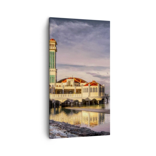 Canvastavla - Bild på duk - Naturens tempel - 45x80 cm