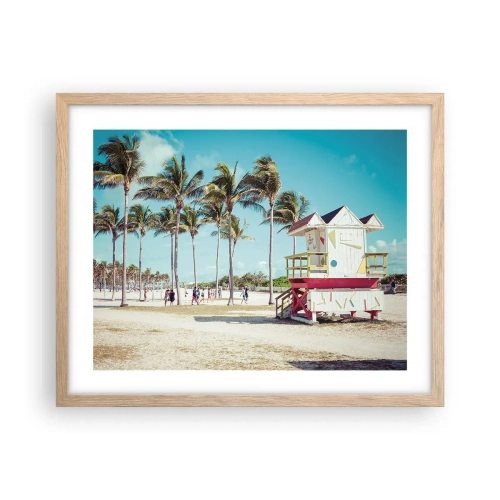 Affisch i ram av ljusek - En vacker dag framför dig - 50x40 cm