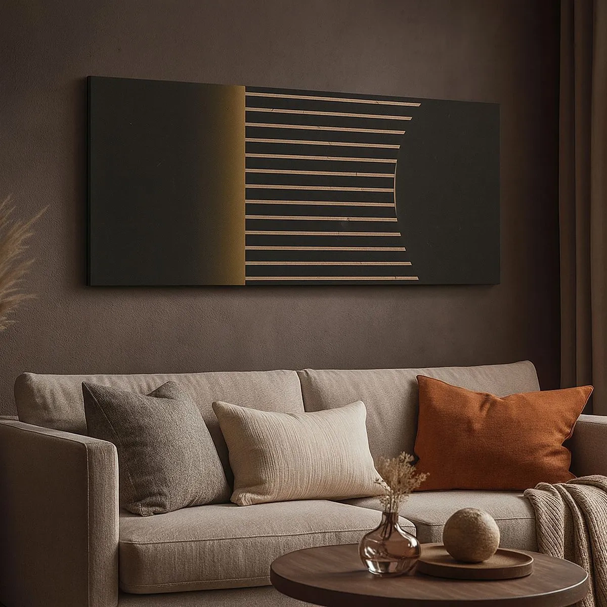 Canvastavla - Bild på duk - Utforska mörkret - 100x40 cm