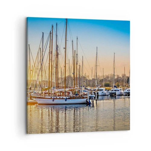 Canvastavla - Bild på duk - Vinden måste också sova - 50x50 cm