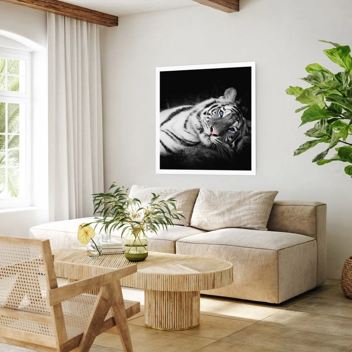 Affisch - Vildhet och lugn - 60x60 cm